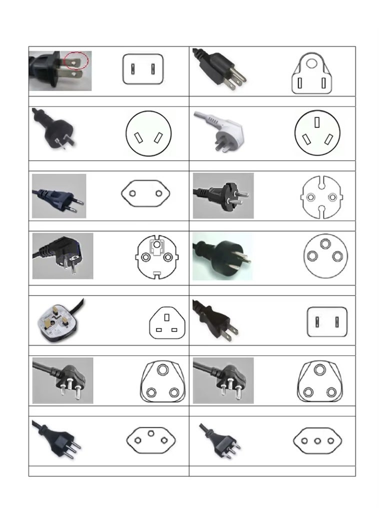 Universal Travel Adapter With 2 USB Ports Power Charger Adapter Outlet Converter Socket Plug Adaptor Connector EU UK US AU - Image 4